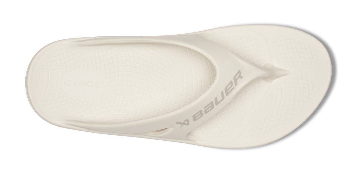 BAUER/OOFOS Men's OOriginal Sport Sandal ?C Chalk - Image 6