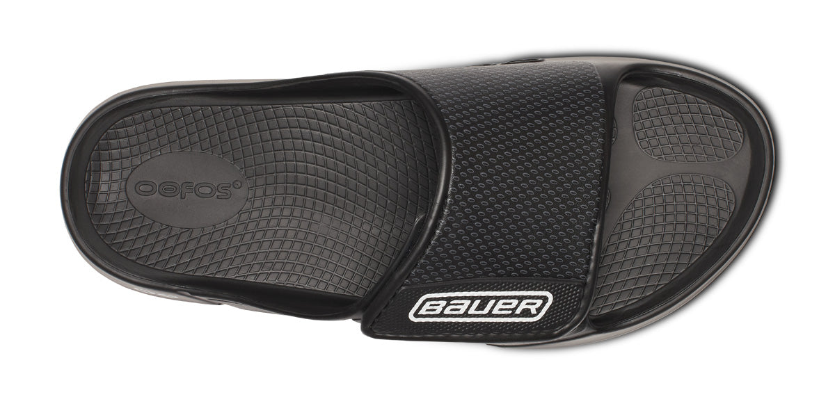 BAUER/OOFOS Women's OOahh Sport Flex Sandal ?C Black - Image 6